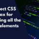 Correct css syntax p elements bold