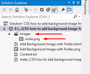 Add Background Image with Folder