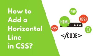 CSS How to Add a Horizontal Line? - Life in Coding