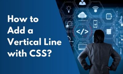 How to add a vertical line with CSS